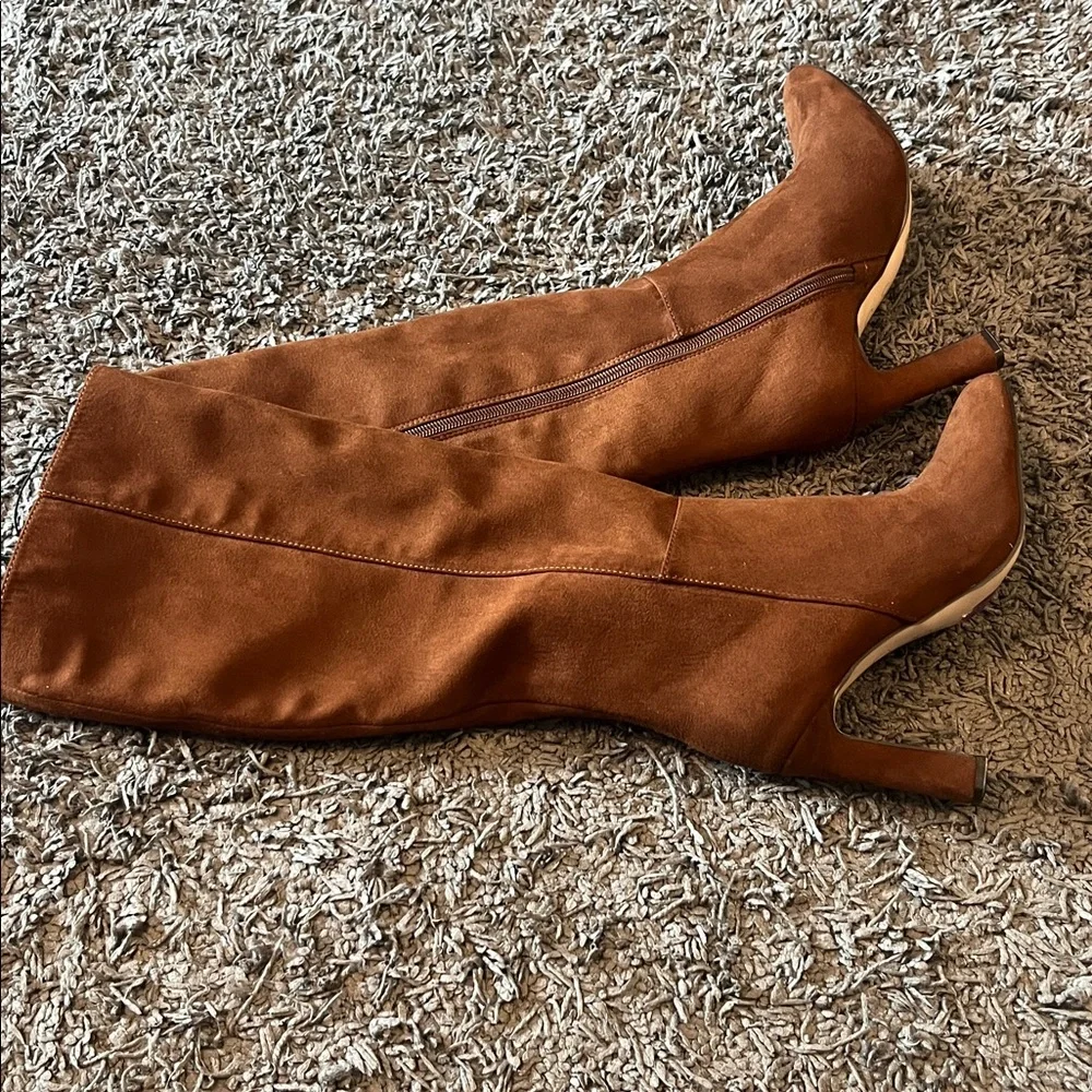 🤎JESSICA SIMPSON Brown Suede Knee-High Boots